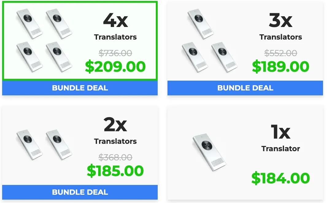 Enence Translator Pricing 2026 — Official Order Page